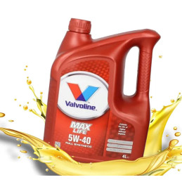 OLEJ VALVOLINE 5W40 MAXLIFE 4L