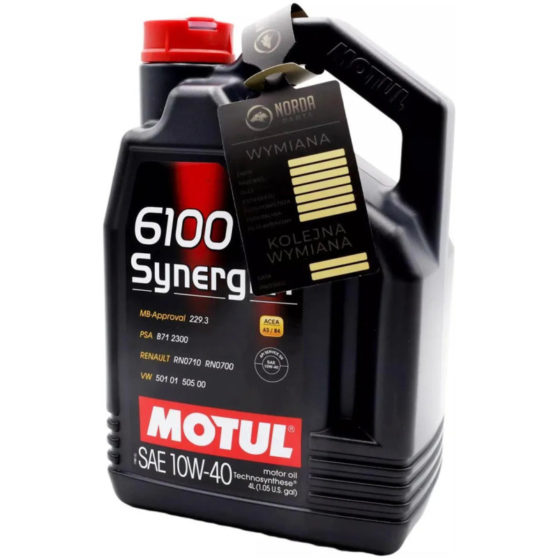 MOTUL 10W40 6100 4L SYNERGIE+