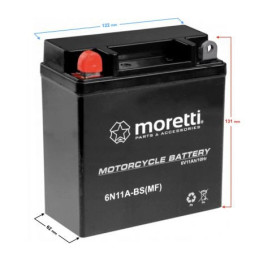 Akumulator MORETTI M6N11A-4B
