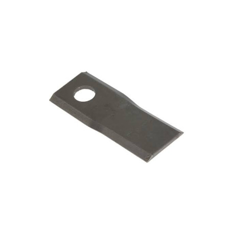 Nożyk kosiarki rotacyjnej lewy 107x45x4 mm FI-18,2