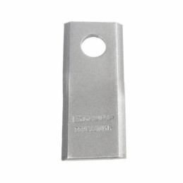Nożyk kosiarki rotacyjnej prawy 107x45x4mm FI-18,2