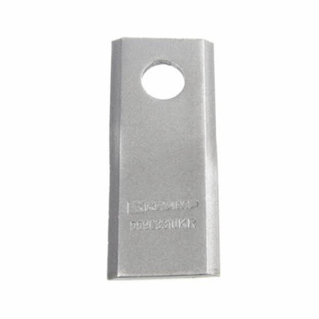 Nożyk kosiarki rotacyjnej prawy 107x45x4mm FI-18,2