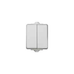 Łącznik świecznikowy TEKNO IP65GR 2G1W