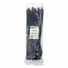 Opaski kablowe 4,8x300 czarne