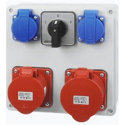 Rozdzielnica stacjonarna L-0-P 16A 4P/32A 4P 2-GN
