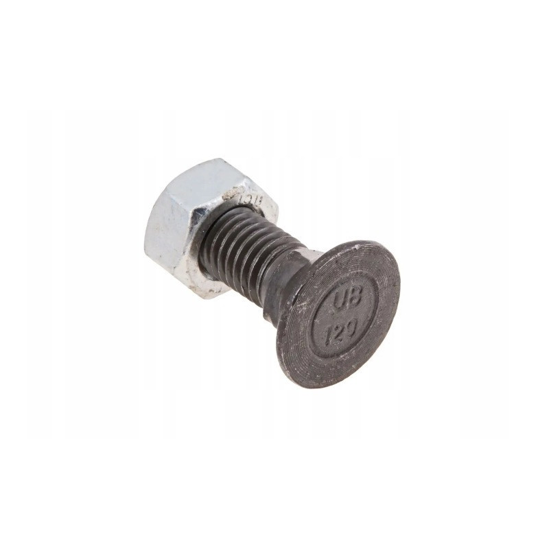 Śruba płużna M12x35 mm kl. 12.9 z nakrętką Lemken