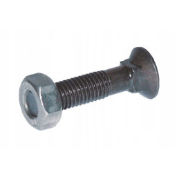 Śruba płużna M12 x 70 mm kl. 10.9 z nakrętką
