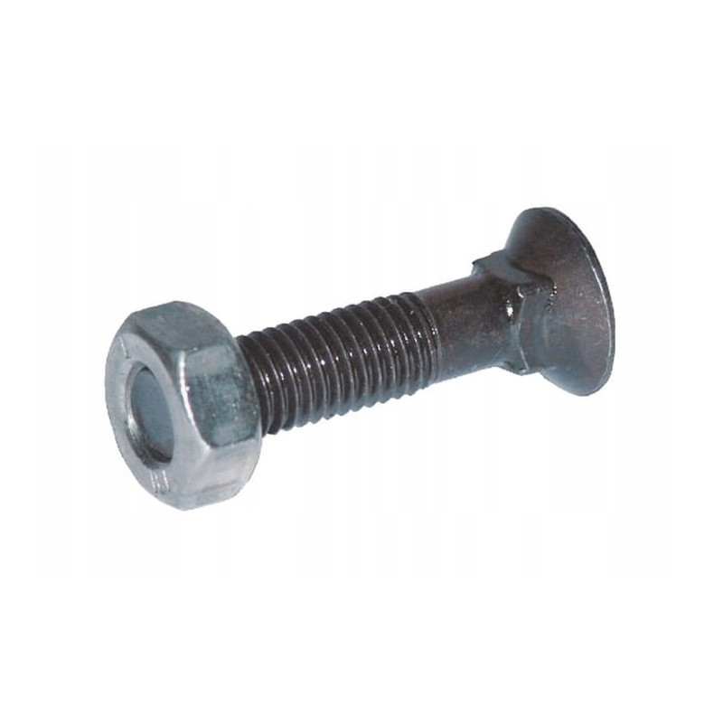 Śruba płużna M12 x 70 mm kl. 10.9 z nakrętką