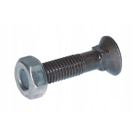 Śruba płużna M12 x 70 mm kl. 10.9 z nakrętką