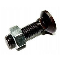 Śruba płużna 2-noskowa z łbem owalnym M12 x 50 mm