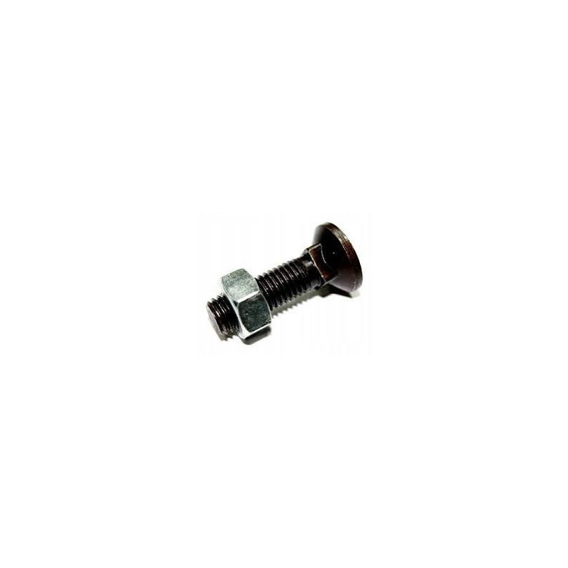 Śruba płużna 2-noskowa z łbem owalnym M12 x 50 mm