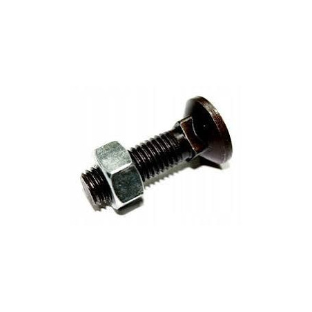 Śruba płużna 2-noskowa z łbem owalnym M12 x 50 mm