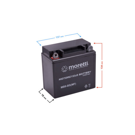 AKUMULATOR MORETTI MB9-BS ŻEL