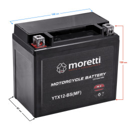 AKUMULATOR MORETTI MTX12-BS ŻEL