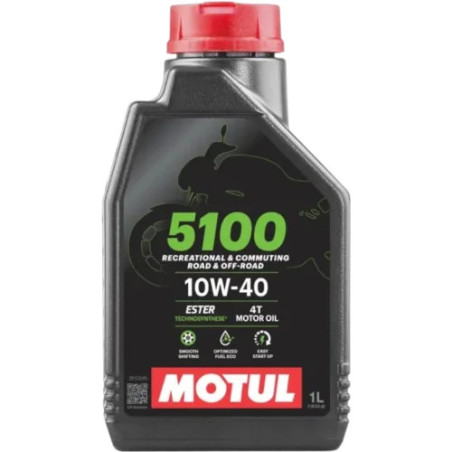Olej MOTUL 10W40 4T 5100 ESTER 1L
