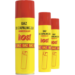 Gaz do nabijania zapalniczek 250ml KOST