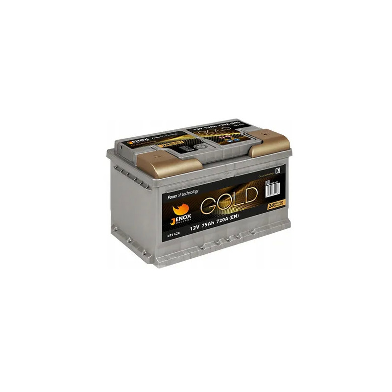 AKUMULATOR JENOX GOLD 12V75Ah