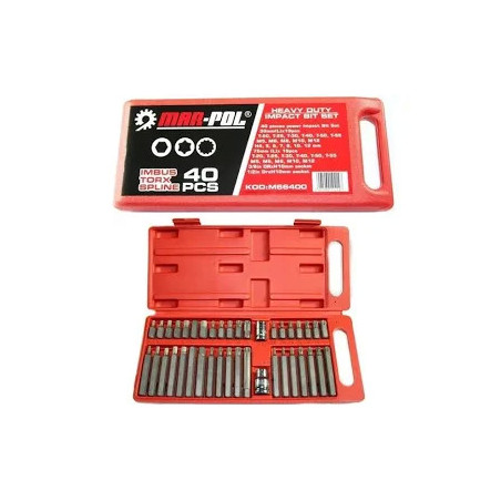 KOŃCÓWKI 40PCS IMBUS TORX SPLINE