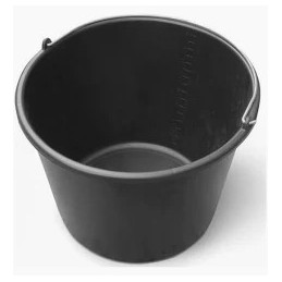 Wiadro budowlane 16L czarne