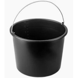 Wiadro budowlane 12l czarne
